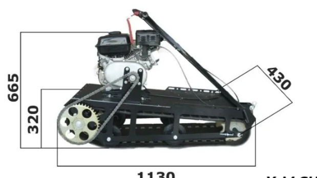 Мотобуксировщик XTREME-MOTORS "Конек-Горбунок" 6.5 л.с. в Керчи