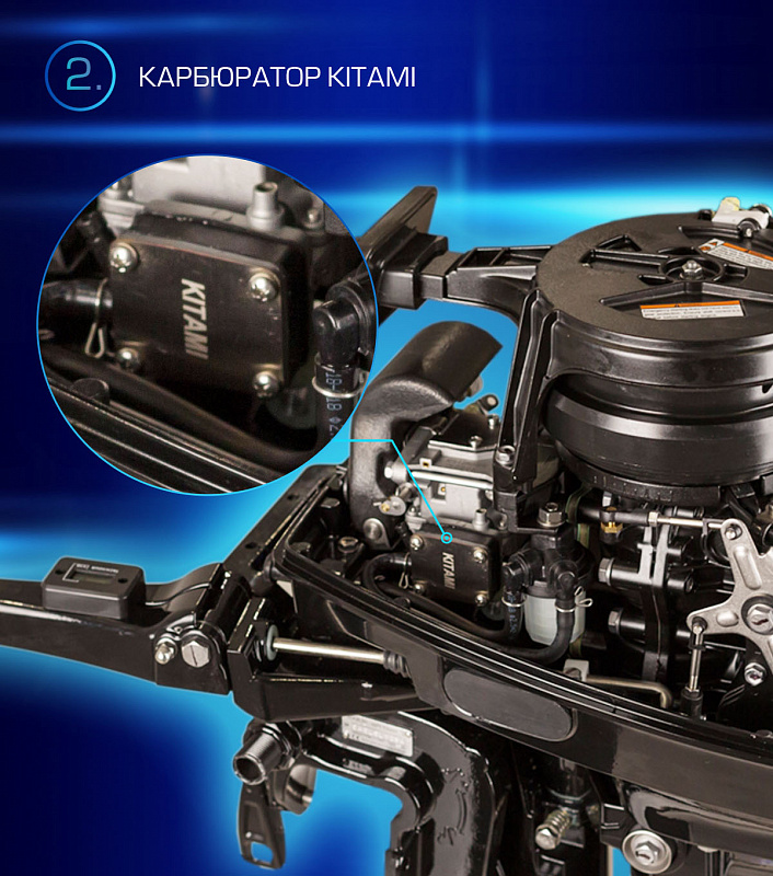 Лодочный мотор MARLIN PROLINE MP 9.9(20) AMHL FORCE в Керчи