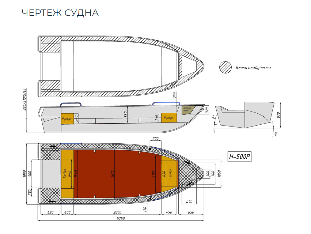 Алюминиевая лодка Неман-500 P в Керчи