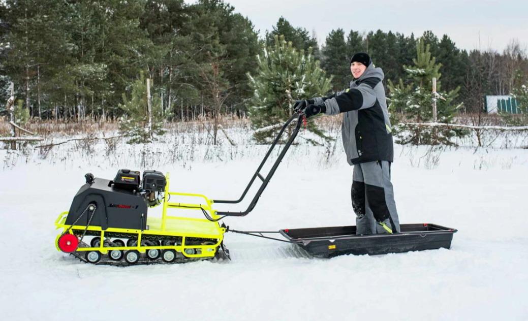 Мотобуксировщик Бурлак ХОЗЯИН-1 (капот ткань) в Керчи