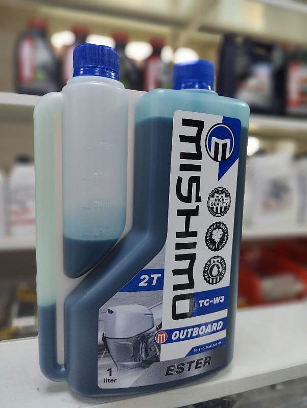 Масло MISHIMO 2T OUTBOARD (ESTER) полусинтетика 1 л в Керчи