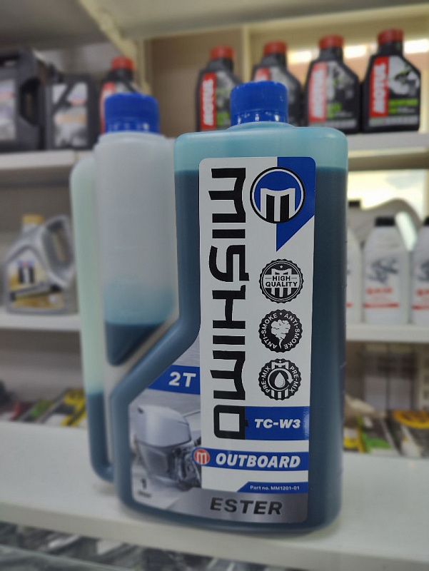 Масло MISHIMO 2T OUTBOARD (ESTER) полусинтетика 1 л в Керчи