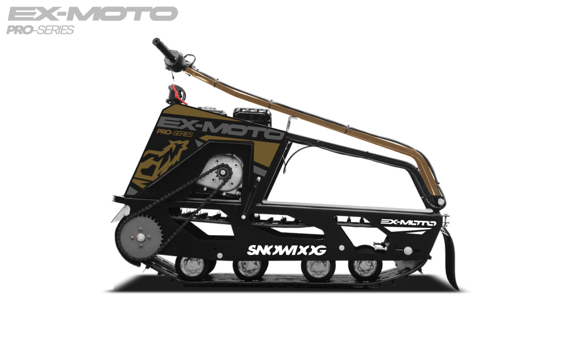 Мотобуксировщик EX-MOTO SNOWDOG S380 8л.с. в Керчи