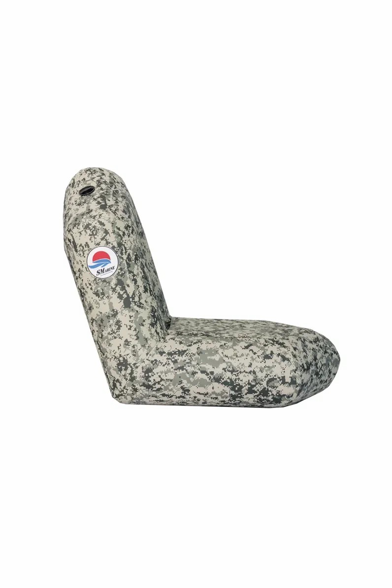 КРЕСЛО НАДУВНОЕ SMARINE, 85Х75 СМ, ПВХ, ЗЕЛЕНЫЙ ПИКСЕЛЬ в Керчи