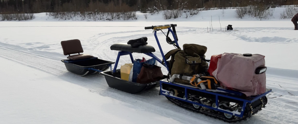 Мотобуксировщик Альбатрос-L 8 с фарой в Керчи