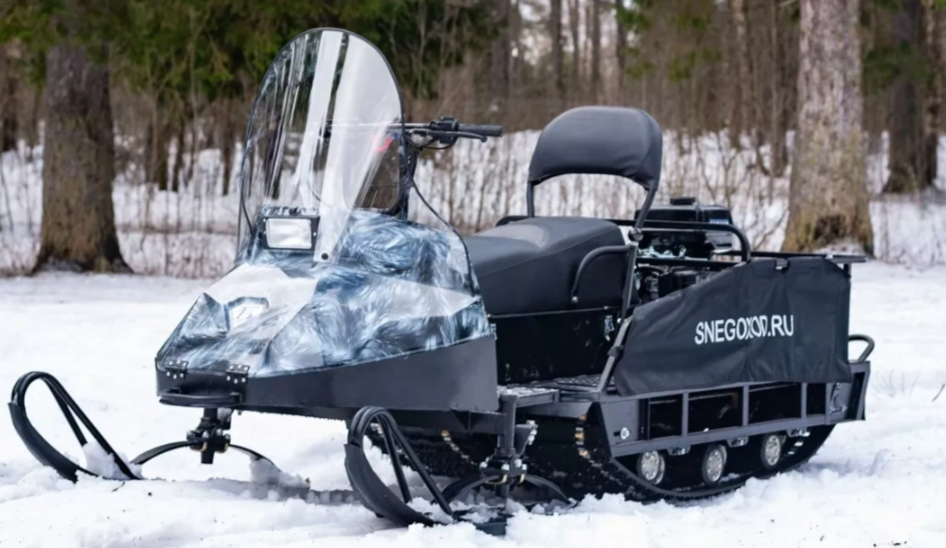 Миниснегоход Егерь Экспедитор 20 л.с. , реверс, тормоз, капот белый в Керчи