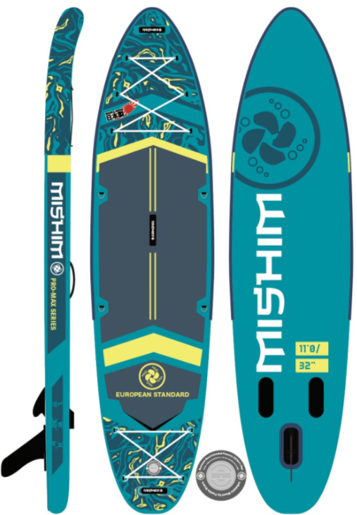 SUP (САП) Доска MISHIMO PRO-MAX Light Teal 12,6’ (385см) в Керчи
