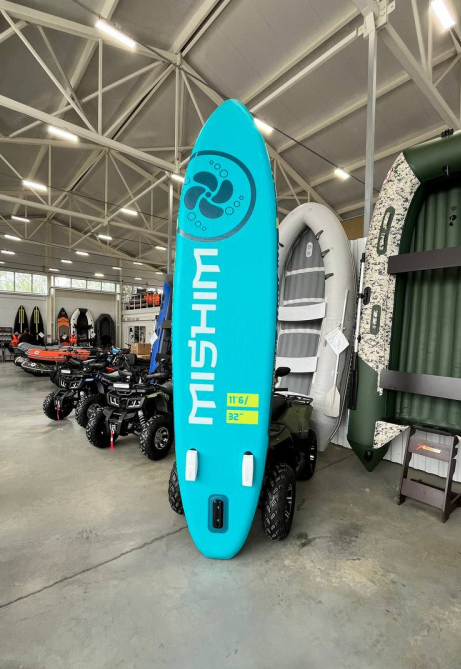 SUP (САП) Доска MISHIMO PRO-MAX Light Teal 12,6’ (385см) в Керчи