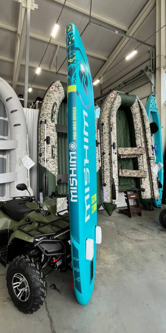 SUP (САП) Доска MISHIMO PRO-MAX Light Teal 12,6’ (385см) в Керчи
