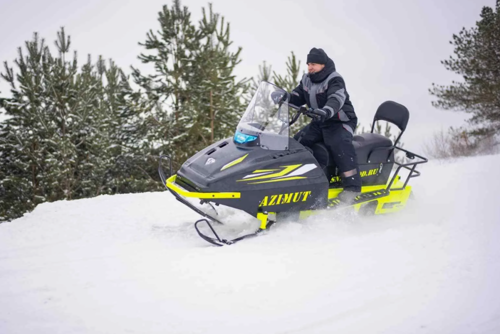 Миниснегоход Бурлак Азимут 24 л.с. , эл.запуск, реверс, тормоз гидравл, капот черный в Керчи