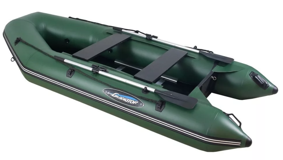 МОТОРНО-ГРЕБНАЯ ЛОДКА ПВХ GLADIATOR А 340 ТК С ФАНЕРНЫМ ПОЛОМ в Керчи