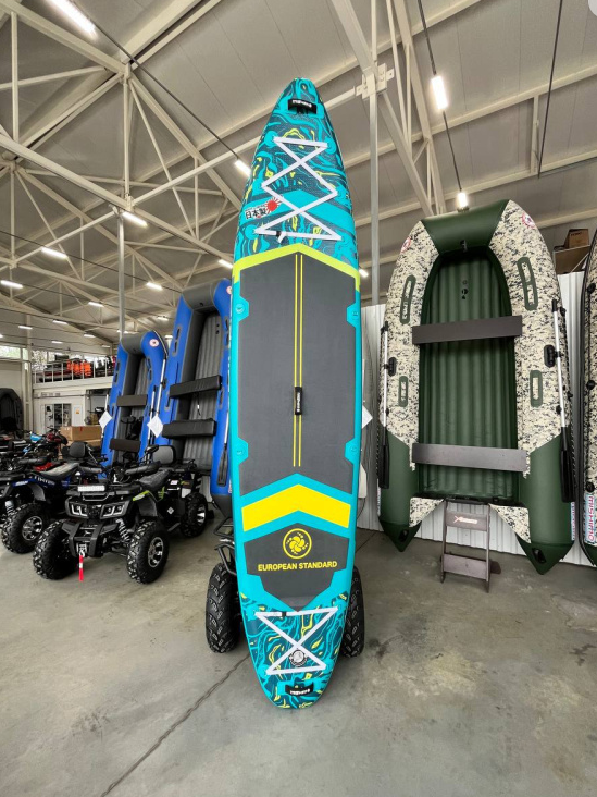 SUP (САП) Доска MISHIMO PRO-MAX Light Teal 12,6’ (385см) в Керчи