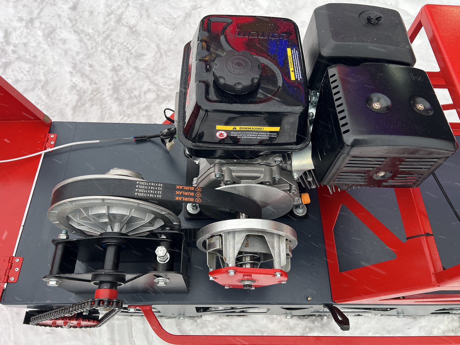 Мотобуксировщик EX-MOTO SNOWDOG S500 15л.с в Керчи