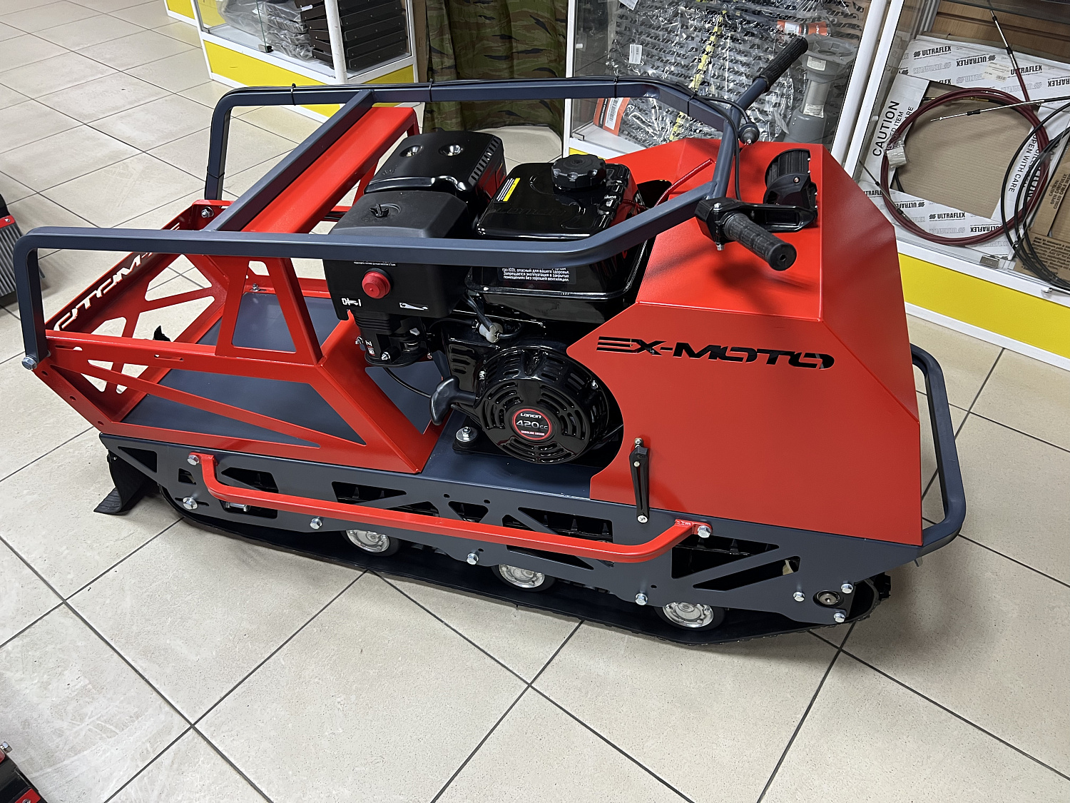 Мотобуксировщик EX-MOTO SNOWDOG S500 15л.с в Керчи