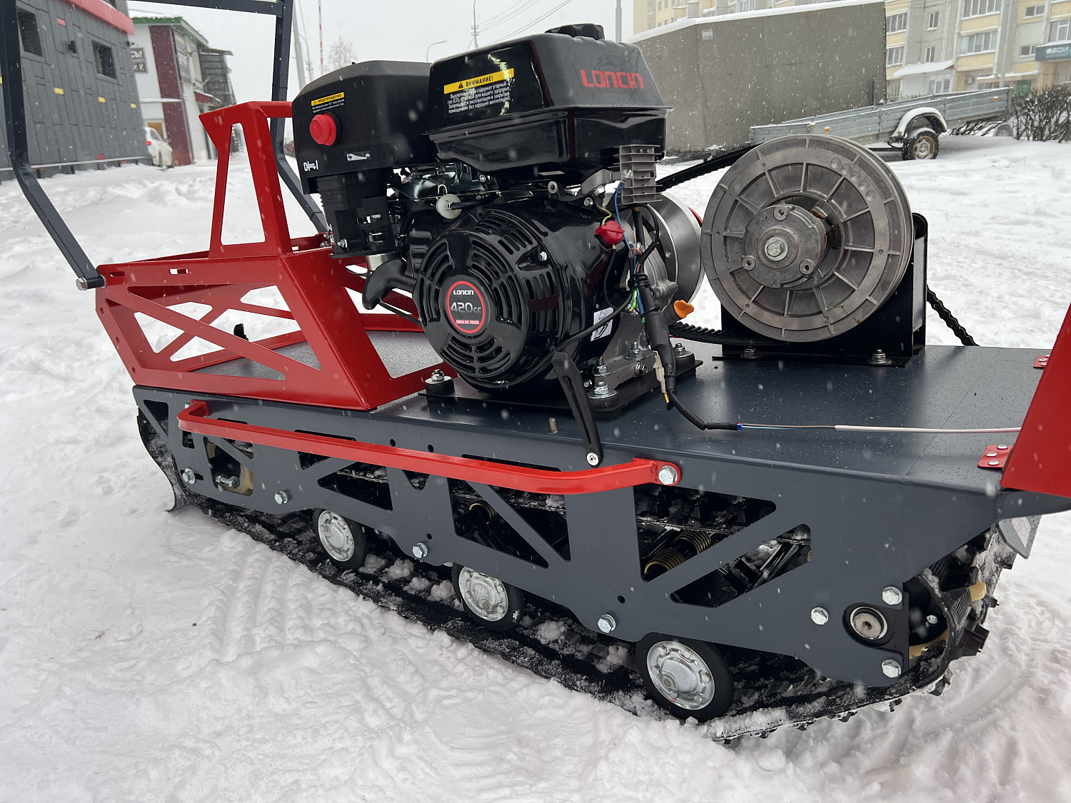 Мотобуксировщик EX-MOTO SNOWDOG S500 15л.с в Керчи