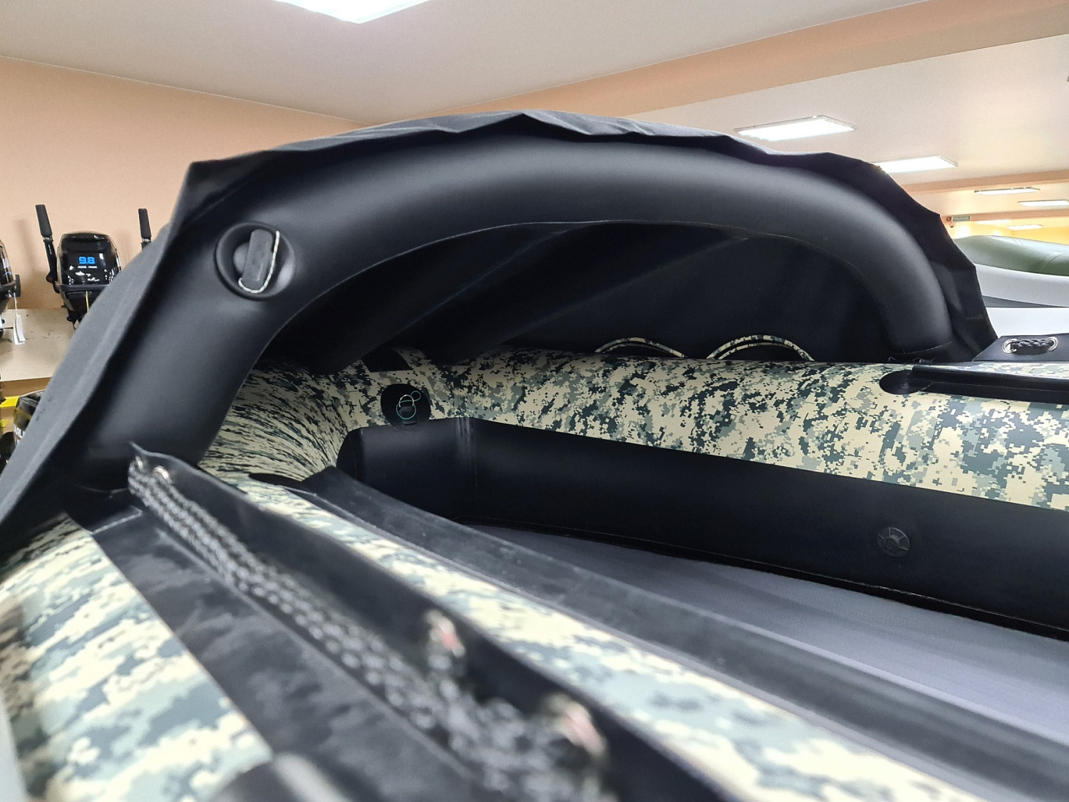 КОМПЛЕКТ НОСОВОГО ТЕНТА К ЛОДКЕ SMARINE AIR MAX 380 ЧЕРНЫЙ в Керчи