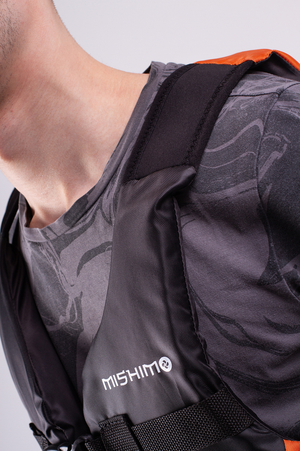 Жилет спасательный MISHIMO PRO Премиум качества Черно-оранжевый в Керчи